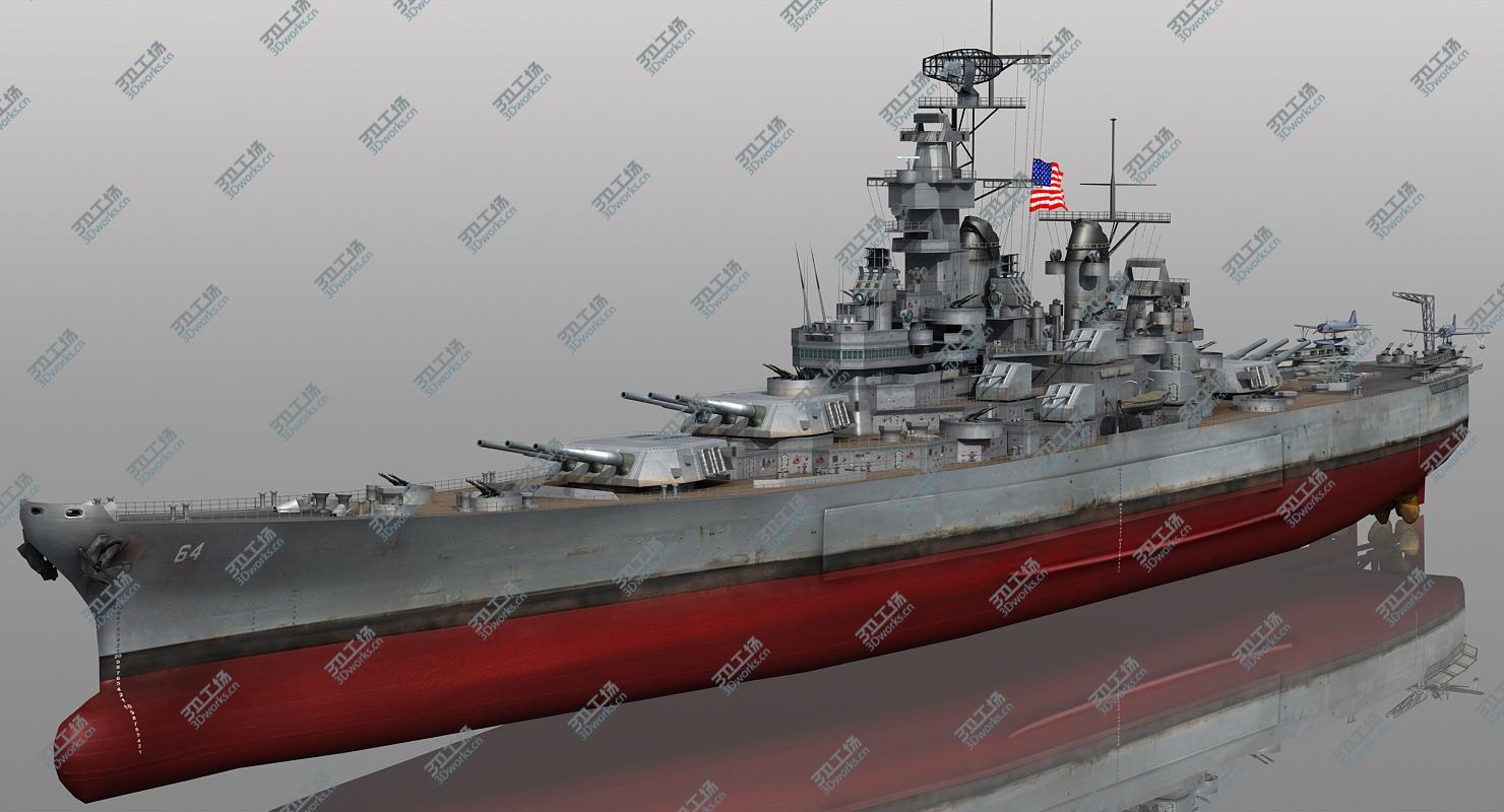 images/goods_img/2021040162/3D model Battleship USS Wisconsin BB-64 WWII 1942-1945/4.jpg